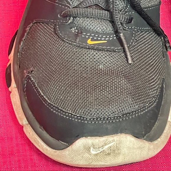 NIKE TRAINING SNEAKERS DARK GRAY & ORANGE SIZE 8.5 - Picture 12 of 13